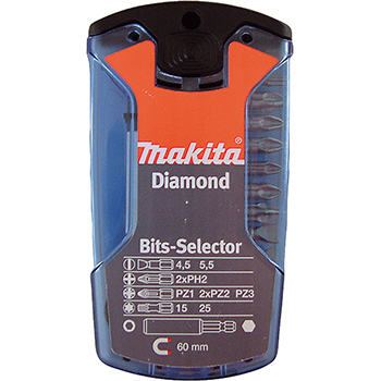 Makita set dijamantskih umetaka u kutiji 11 komada P-38750