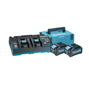 Makita set punjač i 2 baterije XGT u Makpac koferu DC40RB,BL4040x2 191U00-8 -3
