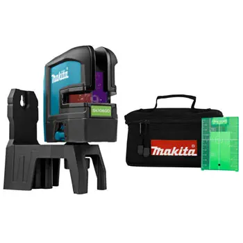 Makita AKCIJSKI SET: Zeleni laser SK106GDZ + Akumulatorske makaze za travu UM600DSAP + 12V baterija + punjač-1