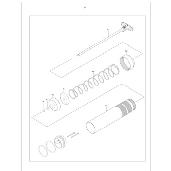 Makita spremnik za mast 400 g 122D16-0-1