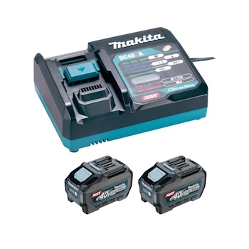 Makita starter set XGT (2 x 5Ah BL4050F + brzi punjač DC40RA) 1911V6-0 Makita starter set XGT (2 x 5Ah BL4050F + brzi punjač DC40RA) 1911V6-0