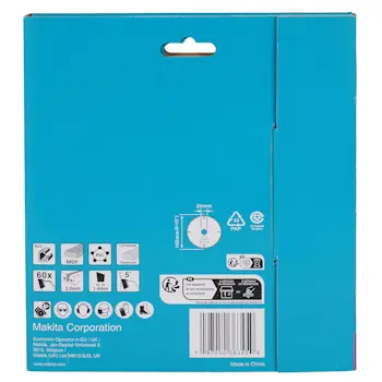 Makita višenamenski cirkularni list za različite materijale 165x20x2.2mm 60T 5g D-81206 Makita višenamenski cirkularni list za različite materijale 165x20x2.2mm 60T 5g D-81206