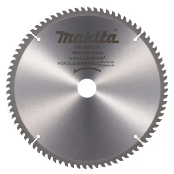 Makita višenamenski list testere 260x30x2.6 80T 5g D-81751 Makita višenamenski list testere 260x30x2.6 80T 5g D-81751