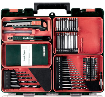 Metabo akumulatorska bušilica odvijač PowerMaxx BS Set Mobile Workshop 600080880-2