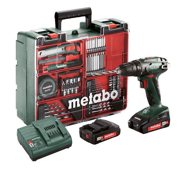Metabo akumulatorska bušilica odvrtač BS 18.8 Set Mobile workshop 602207880