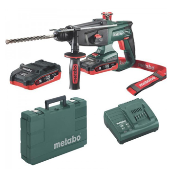 Metabo akumulatorski SSD+ kombi čekić bušilica KHA 18 LTX + Stezna glava na ključ 600210651-1