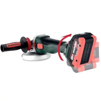 Metabo akumulatorska ugaona brusilica WVB 18 LTX BL 15-125 Quick 18V 2x5.5Ah LiHD 601731660-5