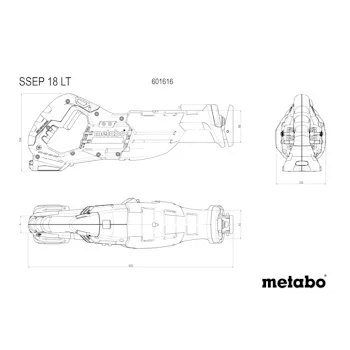 Metabo akumulatorska univerzalna testera - recipro SSEP 18 LT Solo 601616850 Metabo akumulatorska univerzalna testera - recipro SSEP 18 LT Solo 601616850