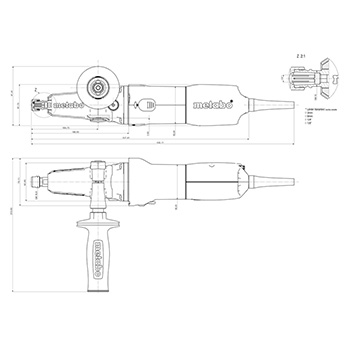 Metabo čeona brusilica GE 950 G Plus 600618000 Metabo čeona brusilica GE 950 G Plus 600618000