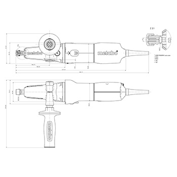 Metabo čeona brusilica GE 950 G Plus 600618000-5