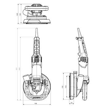 Metabo ugaona brusilica za renoviranje RFEV 19-125 RT 603826710-5