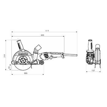 Metabo ugaona brusilica za sečenje TEPB 19-180 RT CED 600433500-7