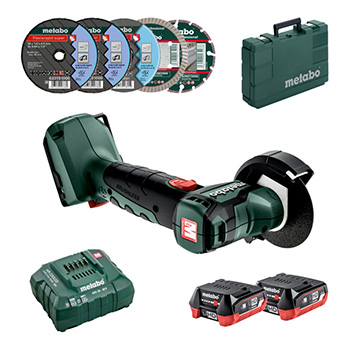 Metabo akumulatorska ugaona brusilica PowerMaxx CC 12 BL LiHD 600348800 Metabo akumulatorska ugaona brusilica PowerMaxx CC 12 BL LiHD 600348800
