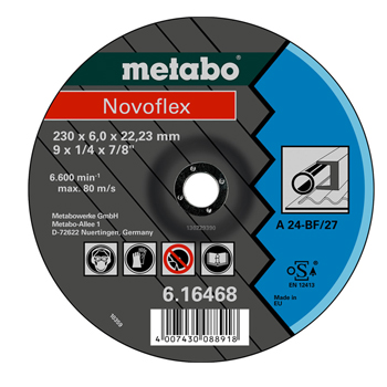 Metabo brusna ploča 150 x 6,0 x 22,23 novoflex steel 616464000
