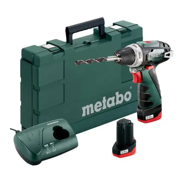 Metabo PowerMaxx BS Basic 12V aku bušilica odvrtač 34 Nm sa 2 baterije i koferom 600080500 Metabo PowerMaxx BS Basic 12V aku bušilica odvrtač 34 Nm sa 2 baterije i koferom 600080500