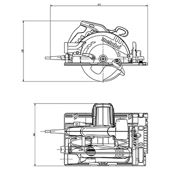 Metabo ručni cirkular KS 55 FS 600955000-7