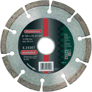 Metabo dijamantska segmentna rezna ploča Ø 125mm Promotion 624307000 Metabo dijamantska segmentna rezna ploča Ø 125mm Promotion 624307000