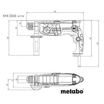 Metabo kombi čekić SDS-plus KHE 2245 6017085006 Metabo kombi čekić SDS-plus KHE 2245 6017085006
