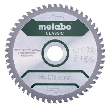Metabo list za ručne cirkulare “MULTI CUT - CLASSIC” 190x30mm 628282000