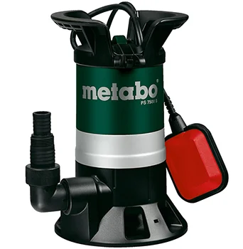 Metabo potapajuća pumpa za nečistu vodu PS 7500 S 0250750000 Metabo potapajuća pumpa za nečistu vodu PS 7500 S 0250750000