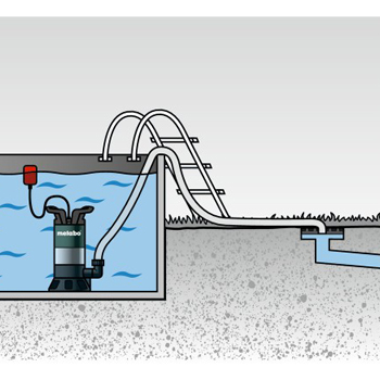 Metabo potapajuća pumpa za nečistu vodu PS 7500 S 0250750000-1