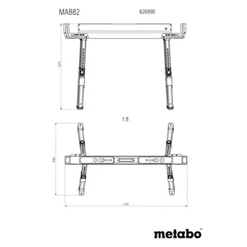 Metabo radno postolje SET MAB 82 626990000-7
