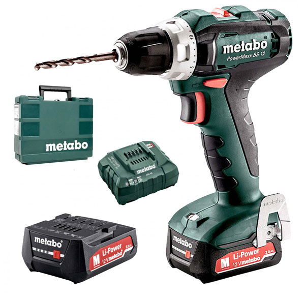Metabo akumulatorska bušilica odvrtač BS 12 601036500 Metabo akumulatorska bušilica odvrtač BS 12 601036500