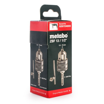 Metabo stezna glava na ključ za cilindrične burgije 1-13mm sa SDS Plus prihvatom 626724000-1