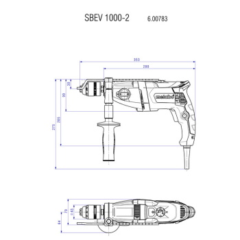 Metabo vibraciona bušilica SBEV 1000-2 600783500-7