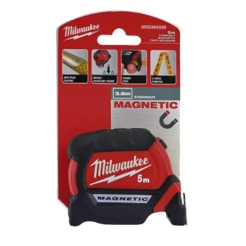 Milwaukee metar profesionalni 5m x 27mm Magnetic 4932464599 Milwaukee metar profesionalni 5m x 27mm Magnetic 4932464599