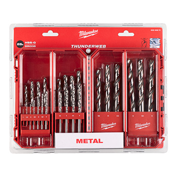 Milwaukee HSS-G set burgija za metal 1-13mm Thunderweb 25 komada 4932493870-1