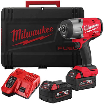 Milwaukee udarni odvijač visokog momenta sa prstenom za trenje M18 FHIW2F12-502X 1/2 Milwaukee udarni odvijač visokog momenta sa prstenom za trenje M18 FHIW2F12-502X 1/2