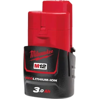 Milwaukee baterija M12B3 LI 12V 3Ah 4932451388 Milwaukee baterija M12B3 LI 12V 3Ah 4932451388