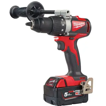 Milwaukee aku bušilica-odvijač 18V + 2x 5.0Ah baterija i punjač + HD Box M18 BLDD2-502X 4933464515 Milwaukee aku bušilica-odvijač 18V + 2x 5.0Ah baterija i punjač + HD Box M18 BLDD2-502X 4933464515