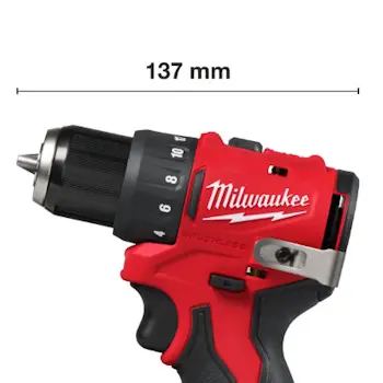 Milwaukee aku bušilica-odvijač 12V M12 BLDDRC-202C 4933499686-7