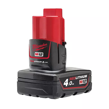 Milwaukee baterija 12V/4Ah M12B4 4932430065 Milwaukee baterija 12V/4Ah M12B4 4932430065