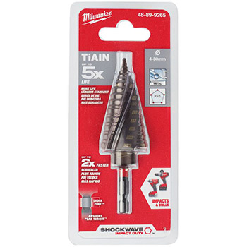 Milwaukee burgija stepenasta - ojačana 4-30mm 48899265 Milwaukee burgija stepenasta - ojačana 4-30mm 48899265