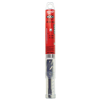 Milwaukee SDS+ 4-rezna burgija MX4 22x250mm 4932399332 Milwaukee SDS+ 4-rezna burgija MX4 22x250mm 4932399332