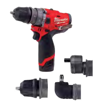 Milwaukee bušilica-odvijač 12V 2Ah 6-u-1 M12 FPDXKIT-202X 4933464138 Milwaukee bušilica-odvijač 12V 2Ah 6-u-1 M12 FPDXKIT-202X 4933464138
