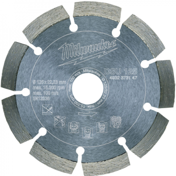 Milwaukee dijamantski rezni disk za šlicerice DSU125 - 4932373147 Milwaukee dijamantski rezni disk za šlicerice DSU125 - 4932373147