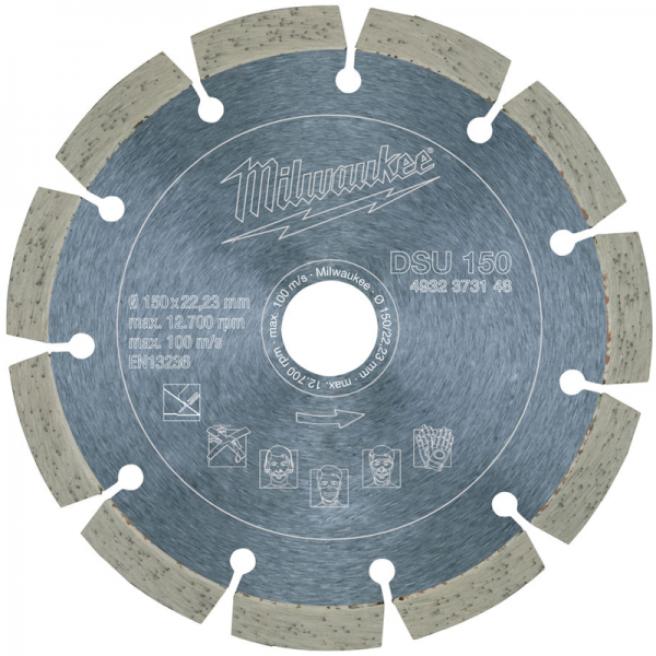 Milwaukee dijamantski rezni disk za šlicerice DSU150 - 4932373148