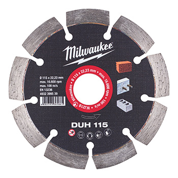 Milwaukee dijamantski rezni disk DUH 115 4932399539 Milwaukee dijamantski rezni disk DUH 115 4932399539