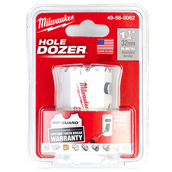 Milwaukee HOLE DOZER™ bimetalna kruna 32mm 49560062 Milwaukee HOLE DOZER™ bimetalna kruna 32mm 49560062