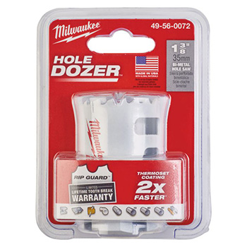 Milwaukee HOLE DOZER™ bimetalna kruna 35mm 49560072 Milwaukee HOLE DOZER™ bimetalna kruna 35mm 49560072