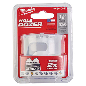 Milwaukee HOLE DOZER™ bimetalna kruna 38mm 49560082 Milwaukee HOLE DOZER™ bimetalna kruna 38mm 49560082