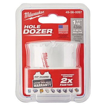 Milwaukee HOLE DOZER™ bimetalna kruna 43mm 49560097-3