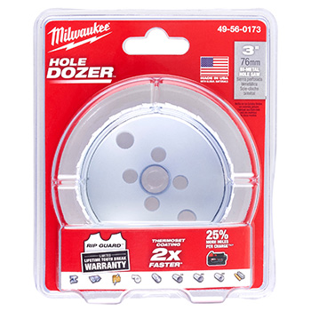 Milwaukee HOLE DOZER™ bimetalna kruna 76mm 49560173 Milwaukee HOLE DOZER™ bimetalna kruna 76mm 49560173