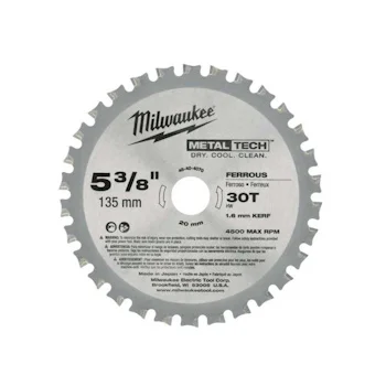 Milwaukee list testere 135x20 30T 48404070 Milwaukee list testere 135x20 30T 48404070