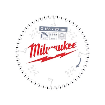 Milwaukee list testere 165x20mm Z52 4932471296 Milwaukee list testere 165x20mm Z52 4932471296