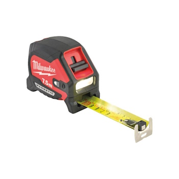 Milwaukee metar sa LED lampom 7.5m 4932492469 Milwaukee metar sa LED lampom 7.5m 4932492469